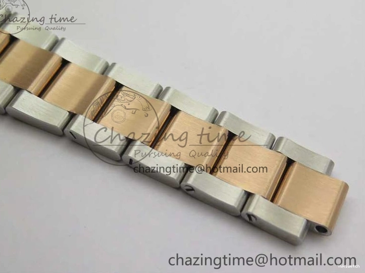 126281 Bracelet BP Gray DateJust Oyster 1:1 Best on Edition Maker RG SS 36 Roman Dial 0417
